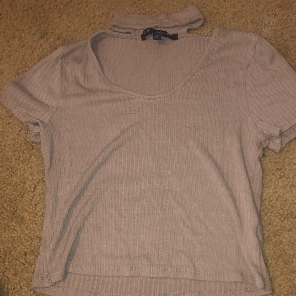 Tan crop top